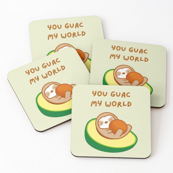 Item preview, You Guac My World Avocado Sloth  designed and sold by theslothinme.