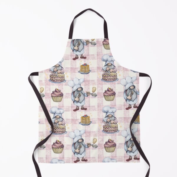 Item preview, Vintage Gnome Baking Candy Seamless Pattern designed and sold by delikedesign.