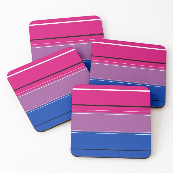 Item preview, Bi Flag Black And White Stripes - Bi Flag designed and sold by CyberLoveza.