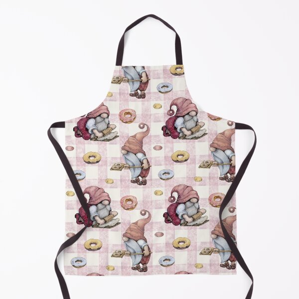 Item preview, Vintage Gnome Baking Candy Seamless Pattern designed and sold by delikedesign.