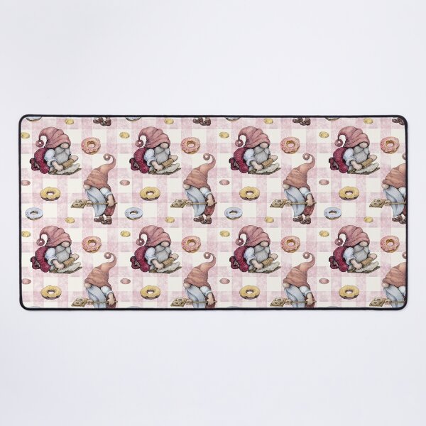 Item preview, Vintage Gnome Baking Candy Seamless Pattern designed and sold by delikedesign.