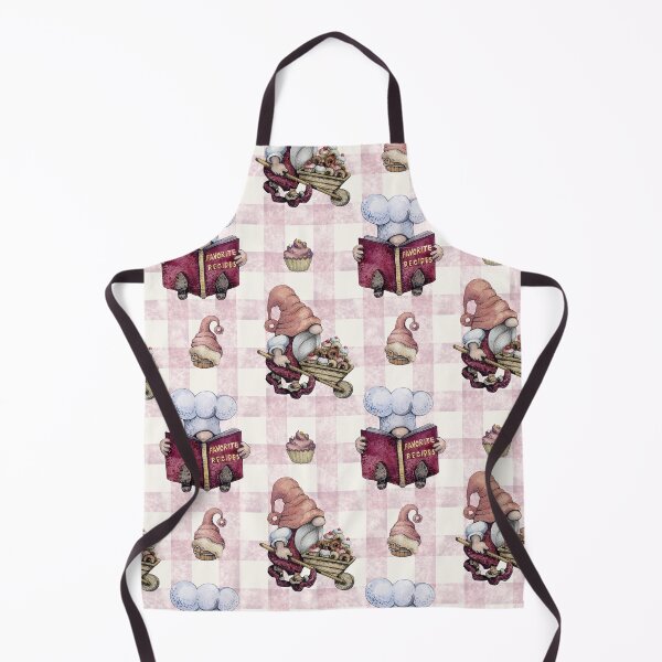 Item preview, Vintage Gnome Baking Candy Seamless Pattern designed and sold by delikedesign.