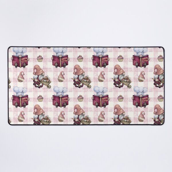 Item preview, Vintage Gnome Baking Candy Seamless Pattern designed and sold by delikedesign.