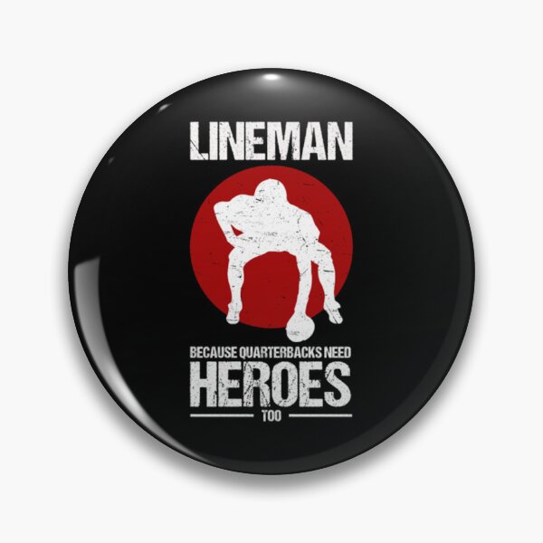 Item preview, Football Lineman Because Quarterbacks Need Heroes Classic T-Shirt designed and sold by monica45je.