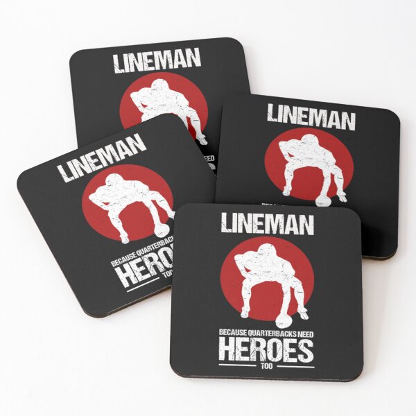 Item preview, Football Lineman Because Quarterbacks Need Heroes Classic T-Shirt designed and sold by monica45je.
