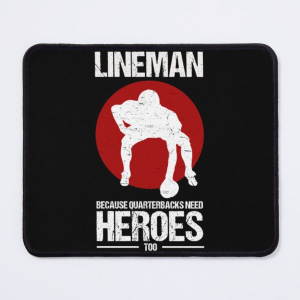 Item preview, Football Lineman Because Quarterbacks Need Heroes Classic T-Shirt designed and sold by monica45je.