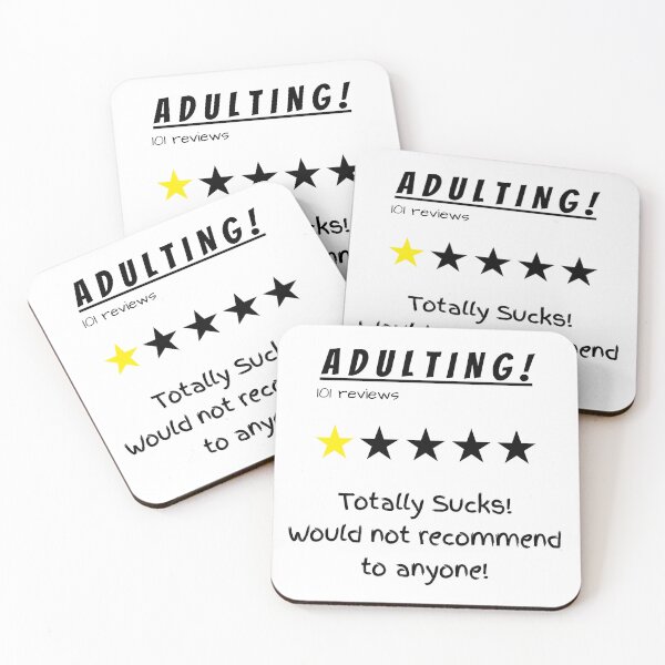 Item preview, Adulting designed and sold by Black Onyx Designs.