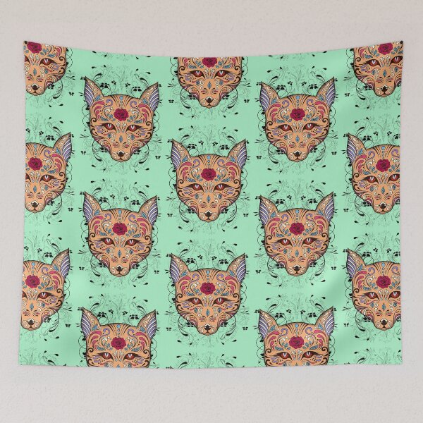Item preview, Decorated Wolf`s Head, fantasy art designed and sold by LoneAngel.