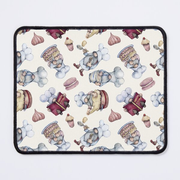 Item preview, Vintage Gnome Baking Candy Seamless Pattern designed and sold by delikedesign.