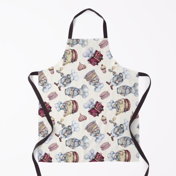 Item preview, Vintage Gnome Baking Candy Seamless Pattern designed and sold by delikedesign.