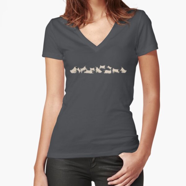 Fitted V-Neck T-Shirt