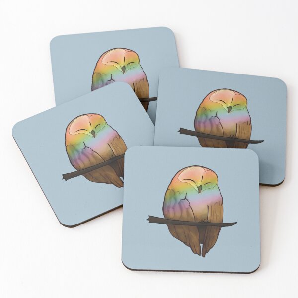 Item preview, Búho del orgullo del arco iris designed and sold by Scarlet Sung.