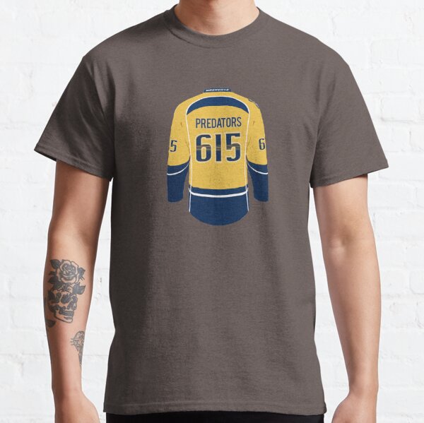 615 Nashville Predators Jersey Essential T-Shirt for Sale by davisluna15