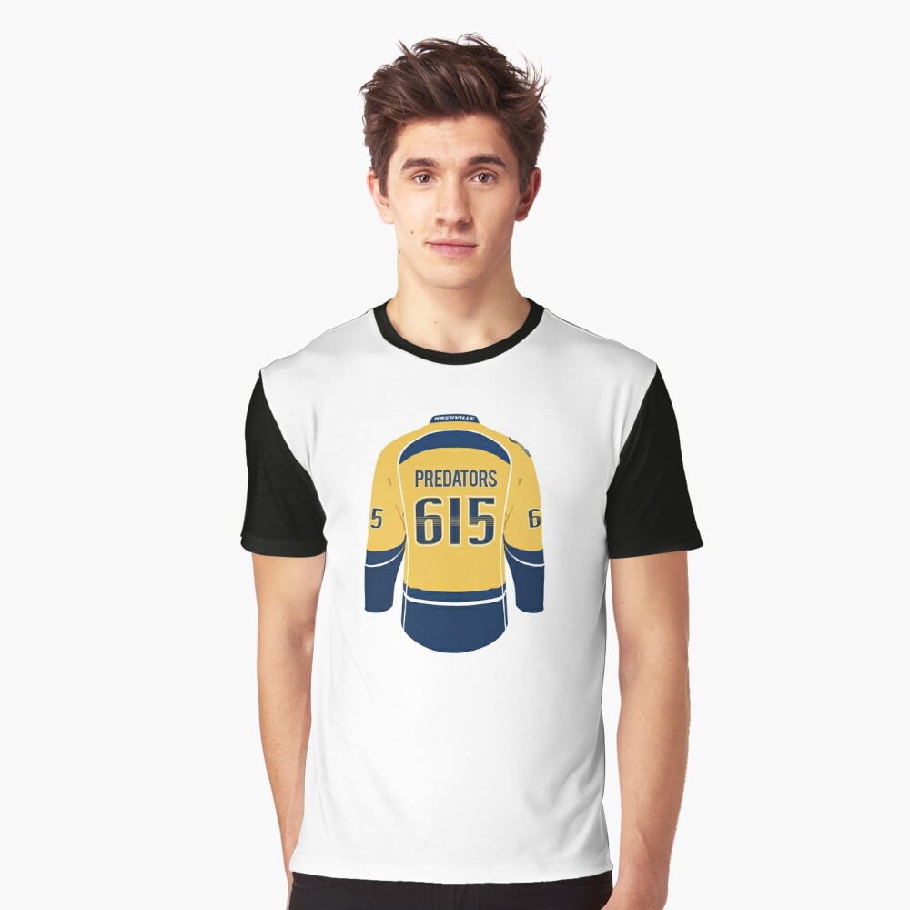 615 Nashville Predators Jersey Essential T-Shirt for Sale by davisluna15