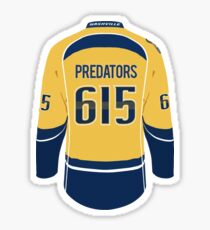 615 Nashville Predators Jersey Sticker