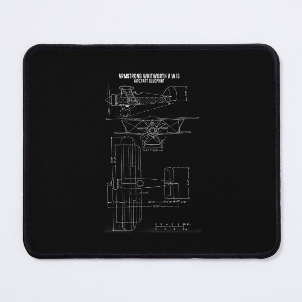 Item preview, Armstrong Whitworth AW16 Aircraft Blueprint designed and sold by PodiShawna.