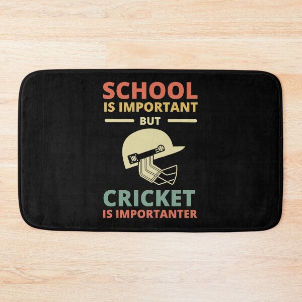Item preview, La escuela es importante pero el cricket es más importante Cricket divertido Pegatina designed and sold by brittaapriliy.