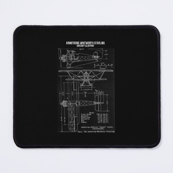 Item preview, Armstrong Whitworth Starling Aircraft Blueprint designed and sold by PodiShawna.
