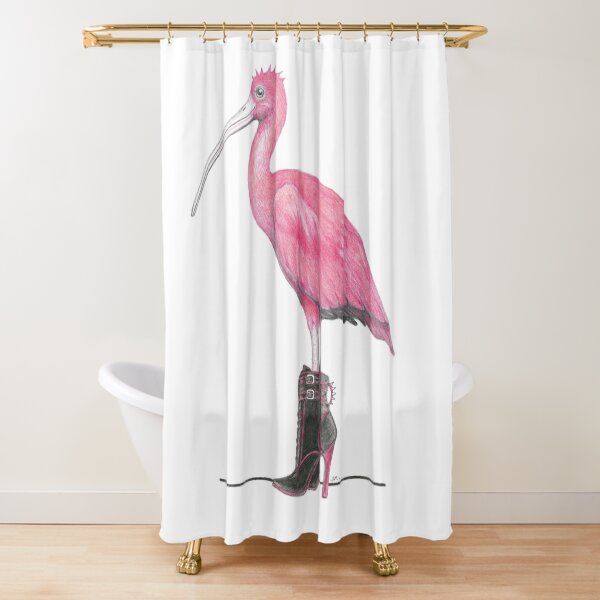 Item preview, Scarlet Ibis in Dangerous Shoes designed and sold by JimsBirds.