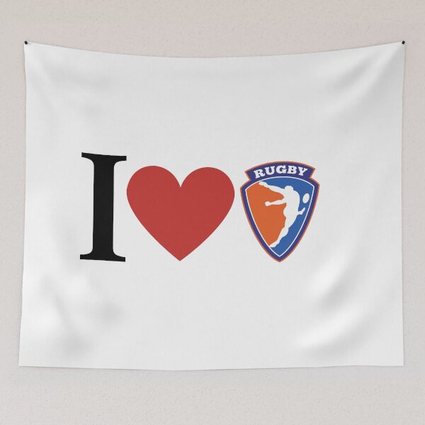 Item preview,  I Love Rugby  designed and sold by freedom4life.