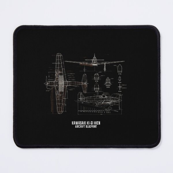 Item preview, Kawasaki Ki 61 Hien Aircraft Blueprint designed and sold by PodiShawna.