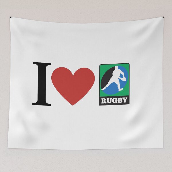 Item preview,   I Love Rugby  designed and sold by freedom4life.