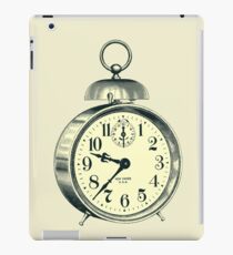 antique typographic vintage alarm clock iPad Case/Skin