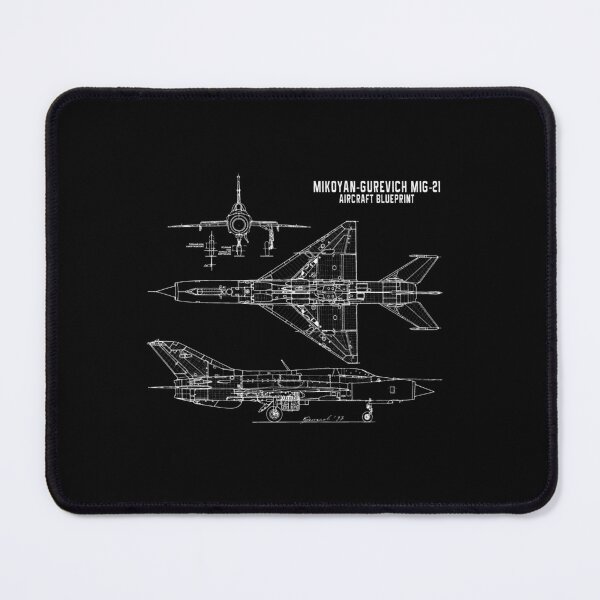 Item preview, Mikoyan Gurevich MiG21 Aircraft Blueprint designed and sold by PodiShawna.