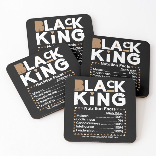 Item preview, Juneteenth Black King Nutrition Facts 1865 African American designed and sold by ollalla.