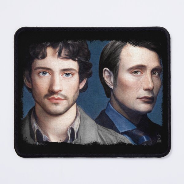 Artikelvorschau, Hannigram Hannibal und Will Graham Renaissance Canvas Textur entworfen und verkauft von orionlodubyal.