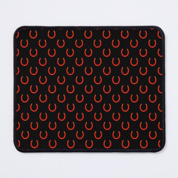 Item preview, Horseshoe With 4 Leaf Clover Pattern (Black Background) designed and sold by Pendy777.