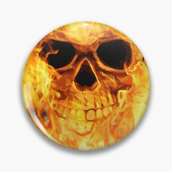 Item preview, burnt skull  designed and sold by SOFY5STARS.