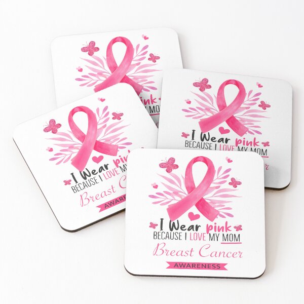 Item preview, I Wear Pink For My Mom, Breast Cancer Support, Breast Cancer Awareness Month, I Wear Pink Because I Love My Mom designed and sold by PRINTED ..
