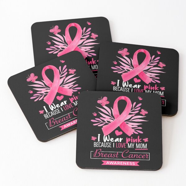 Item preview, I Wear Pink For My Mom, Breast Cancer Support, Breast Cancer Awareness Month, I Wear Pink Because I Love My Mom designed and sold by PRINTED ..