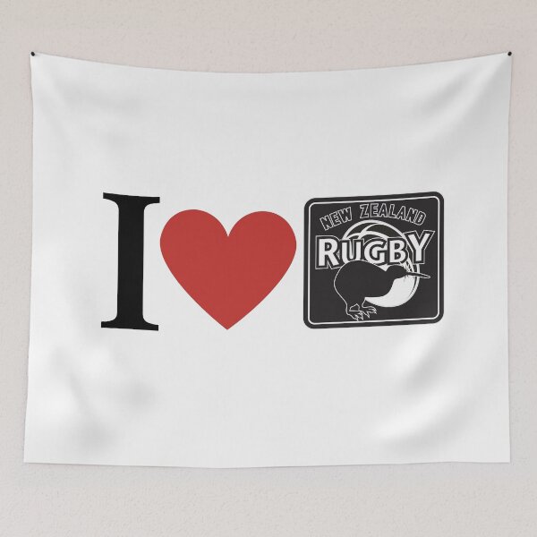 Item preview, I Love Kiwi Rugby designed and sold by freedom4life.