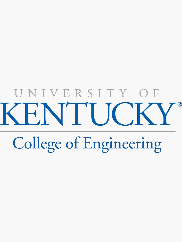 "University of Kentucky College of Engineering" Sticker for Sale by