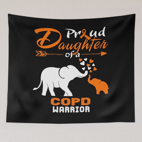 Item preview, Proud Daughter Of A COPD Warrior  designed and sold by Hatjar.