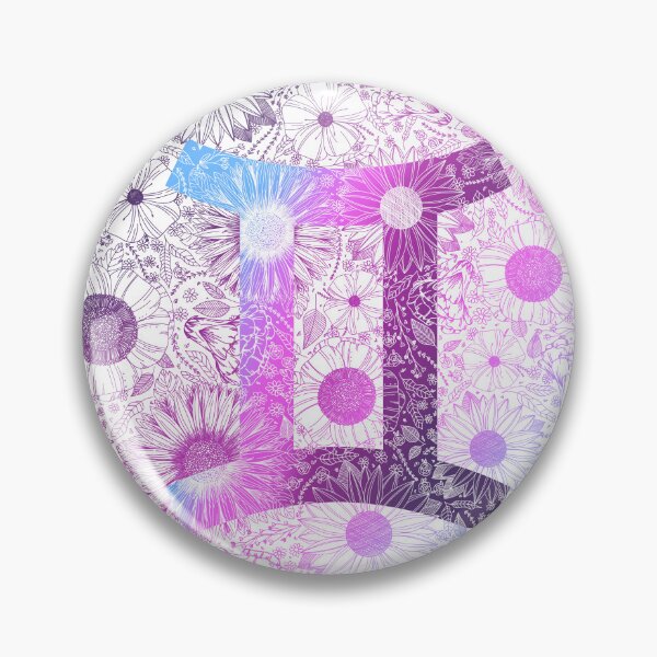 Item preview, Gemini Zodiac Artwork Floral designed and sold by hofdraws.