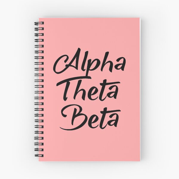 Item preview, Alpha Theta Beta fancy font designed and sold by Jilly Rose Ink.