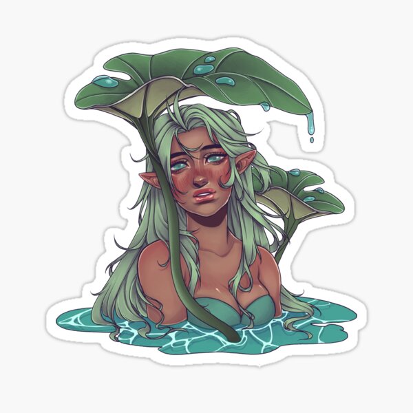 Pond Mermaid Sticker