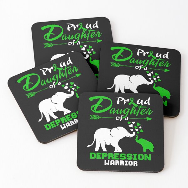 Item preview, Proud Daughter Of A Depression Warrior  designed and sold by Hatjar.