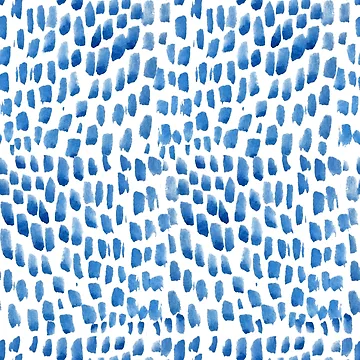 Artwork thumbnail, Indigo Droplets Pattern by sofiahawk