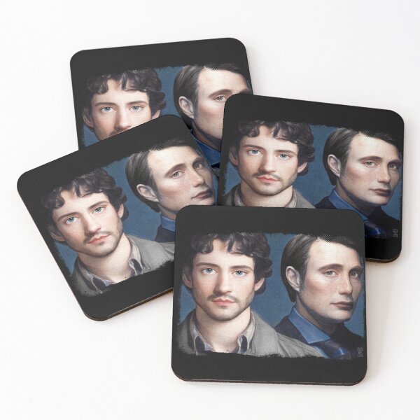 Item preview, Hannigram Hannibal and Will Graham Renaissance Canvas Texture designed and sold by orionlodubyal.