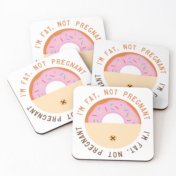 Item preview, I’m Fat, Not Pregnant designed and sold by ShinsenMerch.