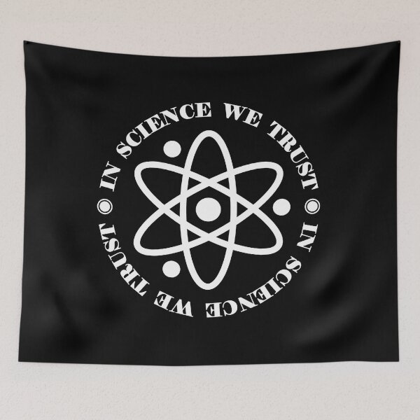 Item preview, In Science We Trust White designed and sold by ShinsenMerch.