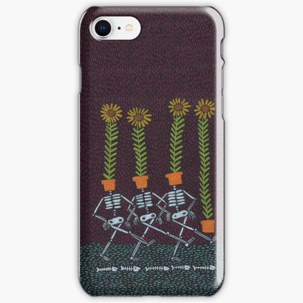 Sunflower Skeletons iPhone Snap Case