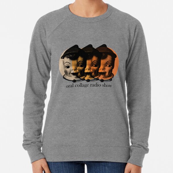 Oral Collage Radio Show | Elf Head Circles Lightweight Sweatshirt