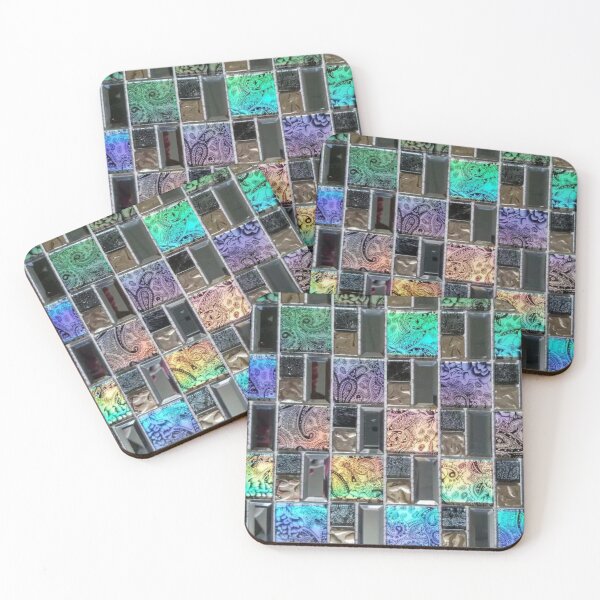 Item preview, Pastel mosaic designed and sold by FGCART.