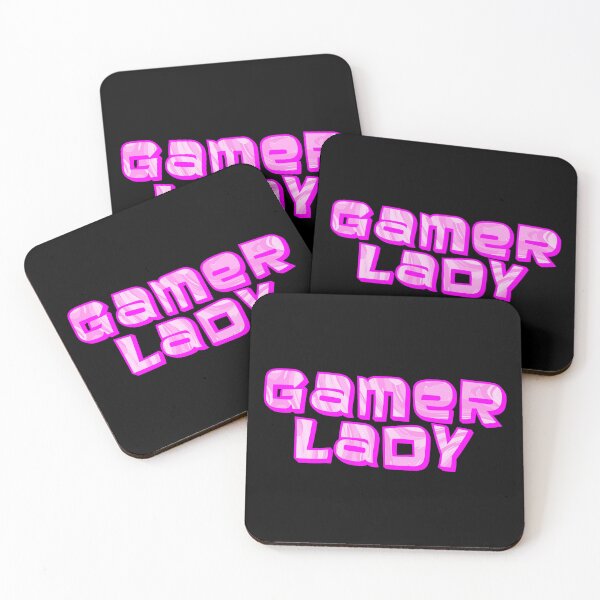 Item preview, Glamorous Pink "Gamer Lady" Text Design designed and sold by BunchOfWords.