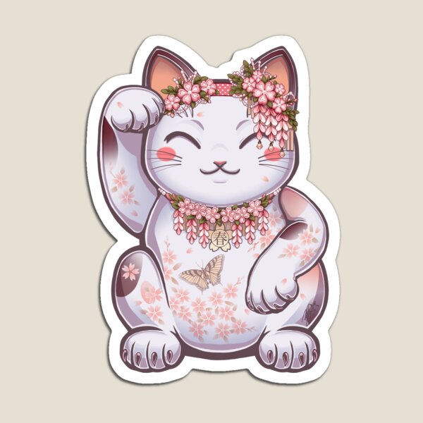 Maneki Neko (Mèo Vẫy Tay): Chiêm ngưỡng hình ảnh của Maneki Neko - biểu tượng tài lộc, may mắn và bình an trong văn hóa Nhật Bản.